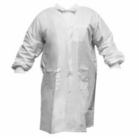 MEDLINE Unisex Lab Coat, Knee Length, White, 3XL 87026QHWXXXL